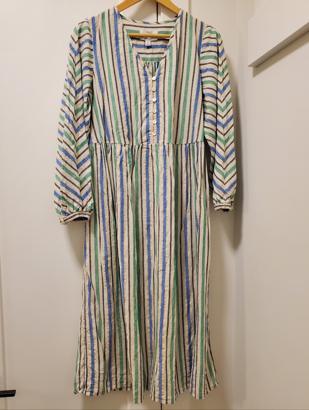 Gorgeous Linen Blend Dress Size 16